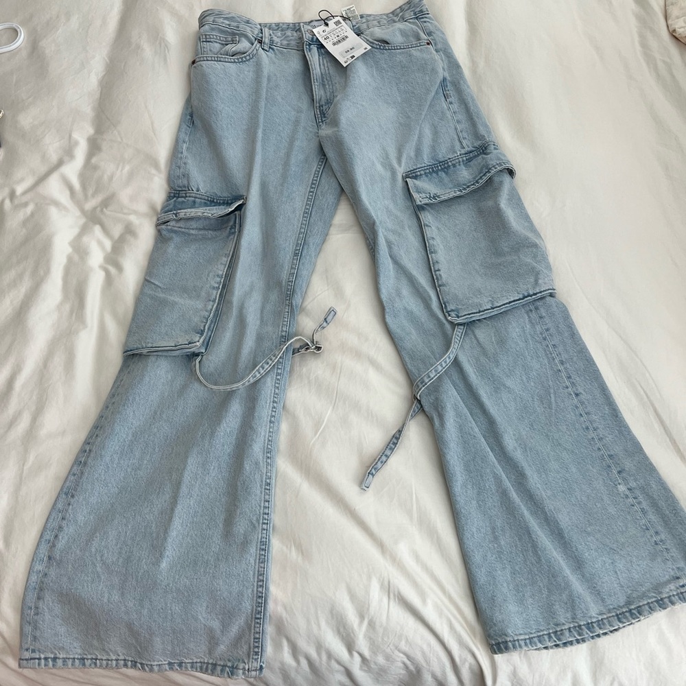 Zara cargo jeans- with tags